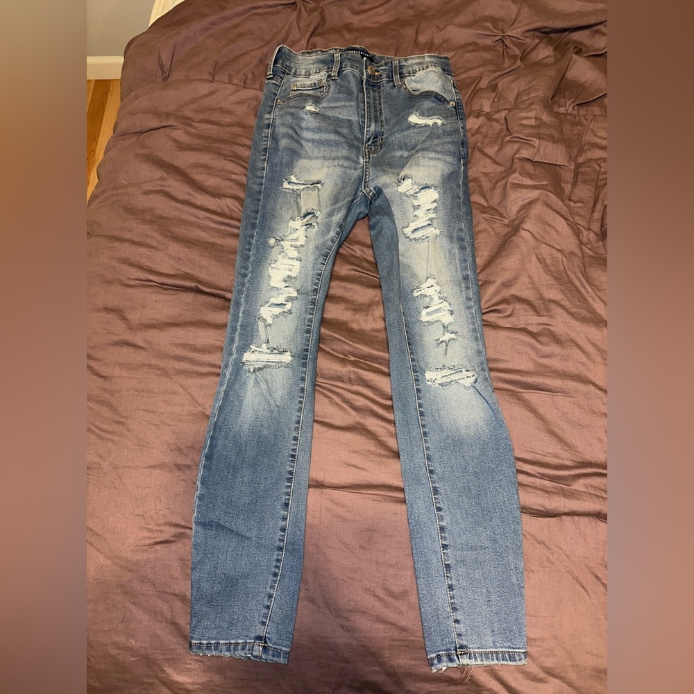 Super high rise jeggings